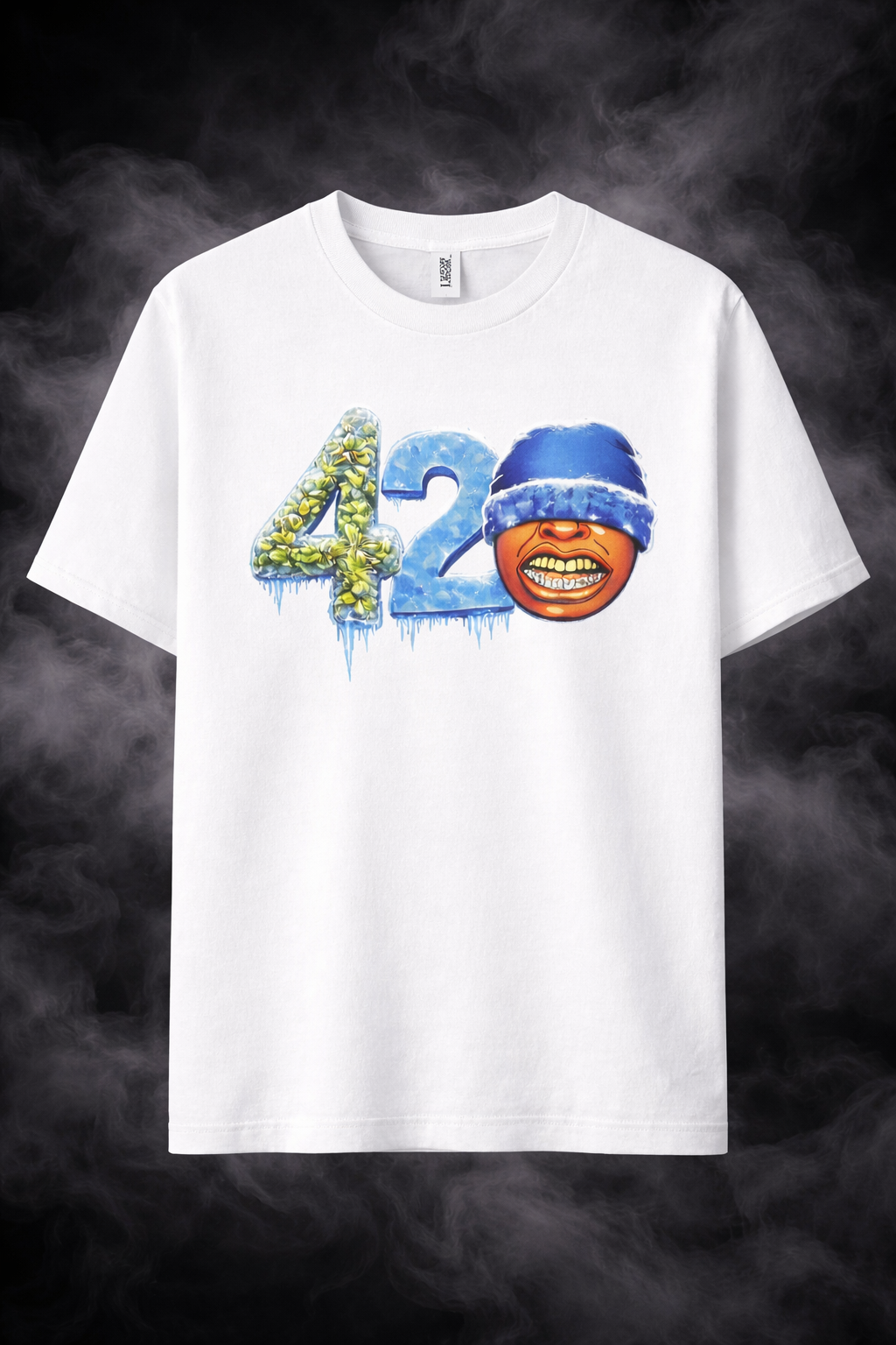 PHLAUCN Apparel 420 Graphic white T-shirt