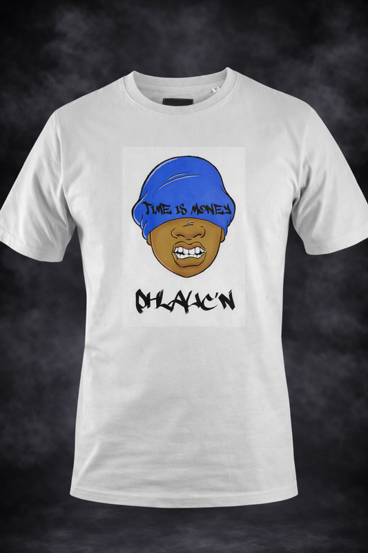 PHLAUCN “Time Is Money” Graphic claasic  T-Shirt
