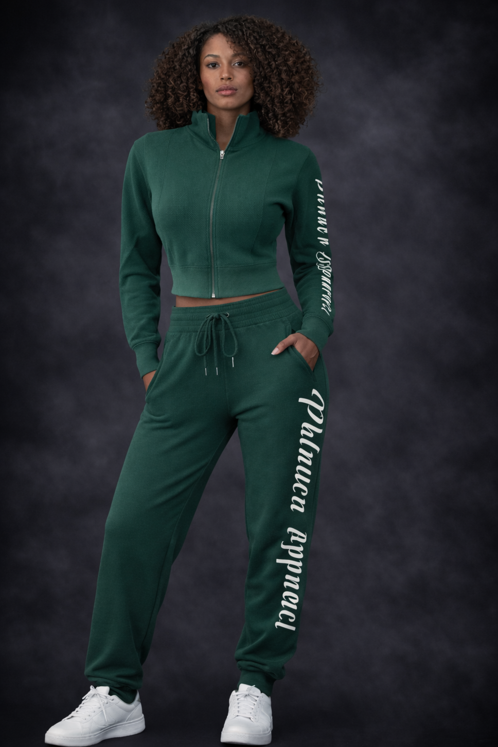 Pre-order PHLAUCN Apparel Signature Ribbed Jogger Set – Forest Green