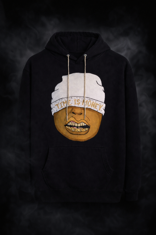 Pre-Order PHLAUCN Apparel Black  Rhinestone hoodie
